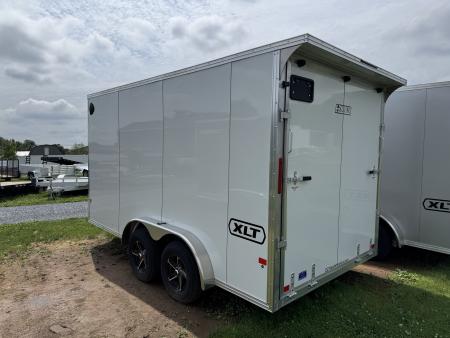 New 2027 E-Z Hauler EZEC7.5X14 XLT-P Cargo / Enclosed Trailer 71 SERIES 7 FOOT 1 INCH INTERIOR HEIGHT .080 POLY SIDES TRANSLUCENT ROOF REAR CANOPY FREE ALUMINUM WHEEL UPGRADE