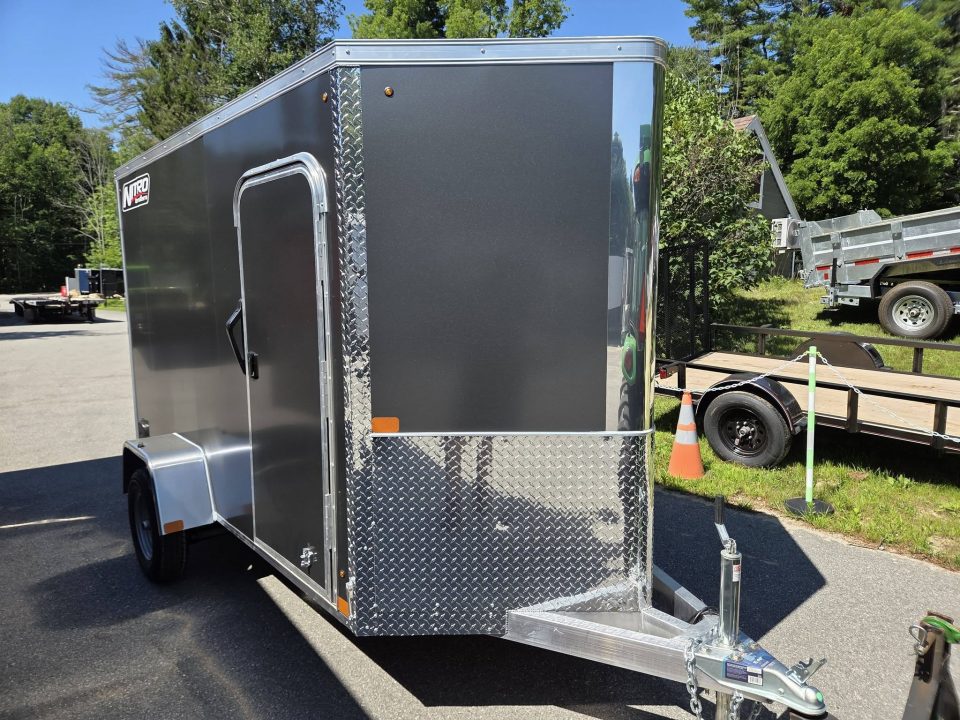 New 2027 Nitro 5x10 aluminum cargo trailer rear ramp 6 ft height torsion axle Cargo / Enclosed Trailer
