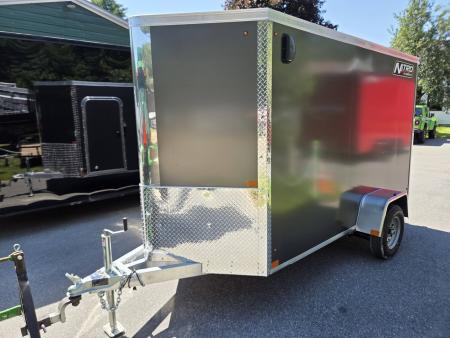 New 2027 Nitro 5x10 aluminum cargo trailer rear ramp 6 ft height torsion axle Cargo / Enclosed Trailer