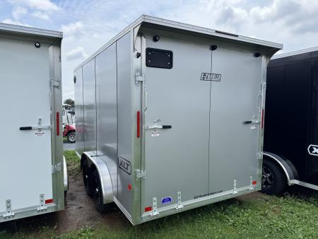 New 2027 E-Z Hauler EZEC7.5X14 XLT-P Cargo / Enclosed Trailer 71 SERIES 7 FOOT 1 INCH INTERIOR HEIGHT .080 POLY SIDES TRANSLUCENT ROOF REAR CANOPY FREE ALUMINUM WHEEL UPGRADE