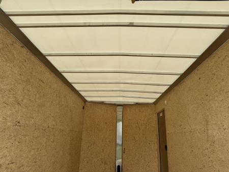 New 2027 E-Z Hauler EZEC7.5X14 XLT-P Cargo / Enclosed Trailer 71 SERIES 7 FOOT 1 INCH INTERIOR HEIGHT .080 POLY SIDES TRANSLUCENT ROOF REAR CANOPY FREE ALUMINUM WHEEL UPGRADE