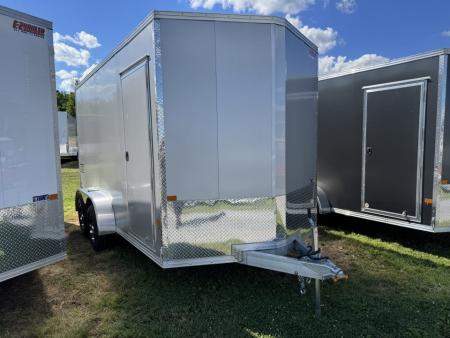 New 2027 E-Z Hauler EZEC7.5X14 XLT-P Cargo / Enclosed Trailer 71 SERIES 7 FOOT 1 INCH INTERIOR HEIGHT .080 POLY SIDES TRANSLUCENT ROOF REAR CANOPY FREE ALUMINUM WHEEL UPGRADE