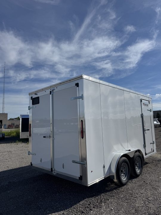 New 2026 7.5x14 Enclosed Trailer - 7' INSIDE HEIGHT - MADE IN CANADA