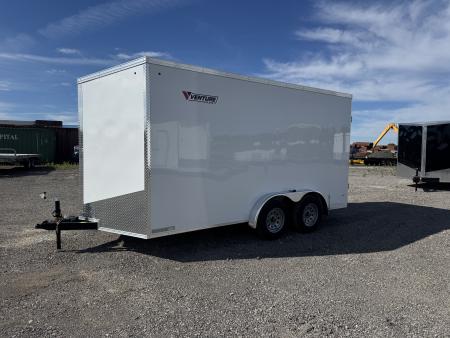 New 2026 7.5x14 Enclosed Trailer - 7' INSIDE HEIGHT - MADE IN CANADA