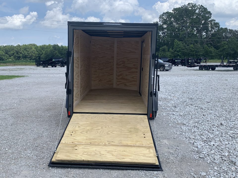 New 2026 Triple R 6X12 ENCLOSED CARGO TRAILER WITH REAR RAMP SPARE Cargo / Enclosed Trailer