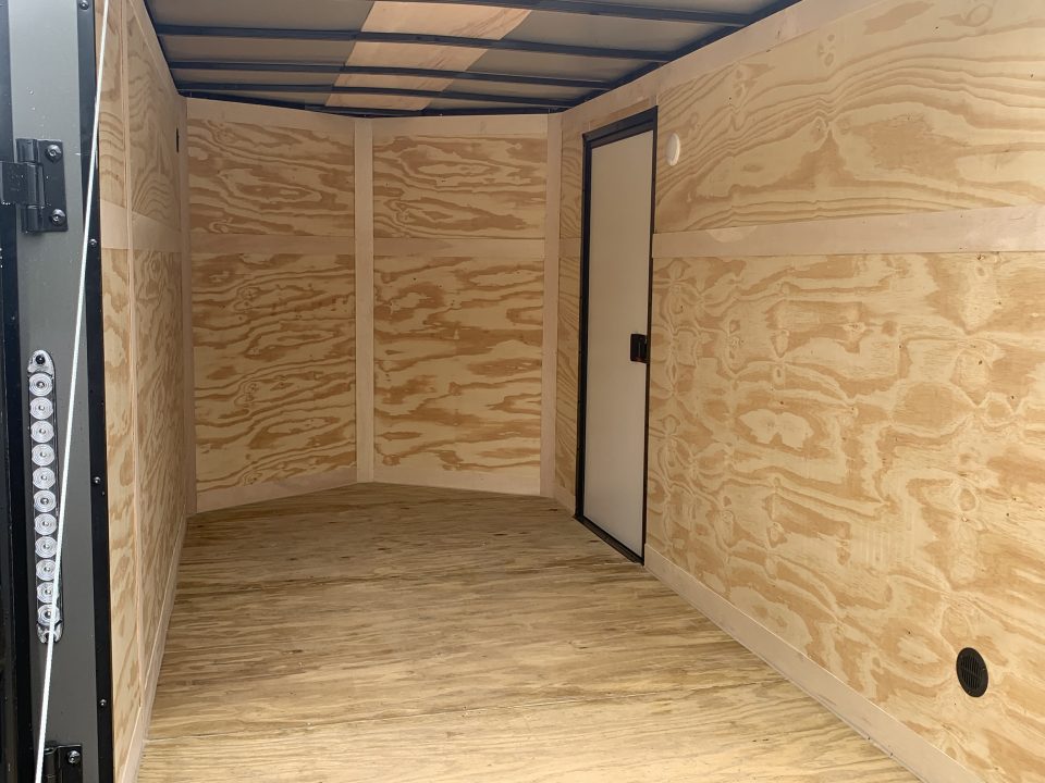 New 2026 Triple R 6X12 ENCLOSED CARGO TRAILER WITH REAR RAMP SPARE Cargo / Enclosed Trailer