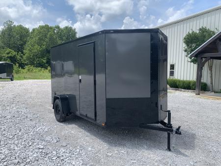 New 2026 Triple R 6X12 ENCLOSED CARGO TRAILER WITH REAR RAMP SPARE Cargo / Enclosed Trailer