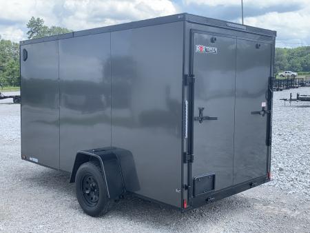 New 2026 Triple R 6X12 ENCLOSED CARGO TRAILER WITH REAR RAMP SPARE Cargo / Enclosed Trailer