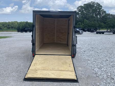 New 2026 Triple R 6X12 ENCLOSED CARGO TRAILER WITH REAR RAMP SPARE Cargo / Enclosed Trailer