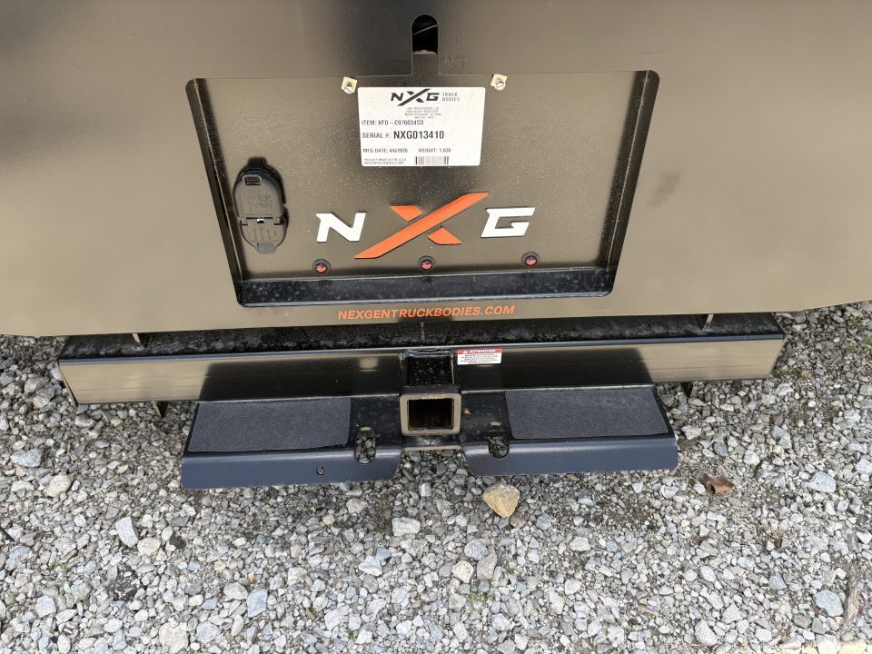 New 2027 NXG Truck Bodies XFD 9'4"X97"X34" 60"CA CAB AND CHASSIS Truck Bed