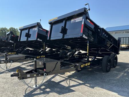 New 2026 GRIFFIN GT612 6x12 DUMP TRAILER