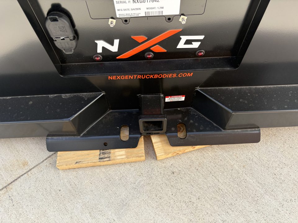 New 2027 NXG Truck Bodies XSB SKIRTED 9'4"X94"X34" 60"CA CAB AND CHASSIS Truck Bed