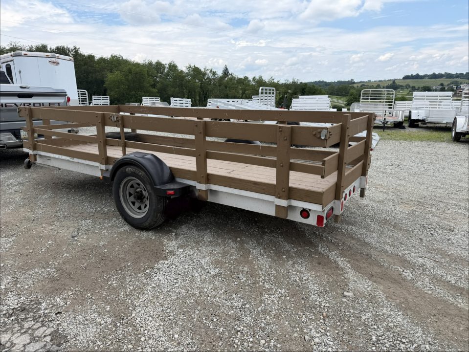 Used 2008 WORTHINGTON 5'5 x 14 Utility Trailer