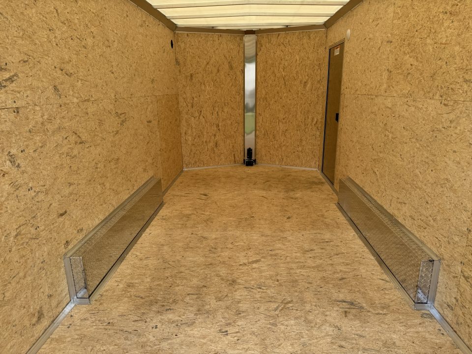 New 2027 E-Z Hauler EZEC7.5X14 XLT-P Cargo / Enclosed Trailer 71 SERIES 7 FOOT 1 INCH INTERIOR .080 POLY SIDES TRANSLUCENT ROOF REAR CANOPY FREE ALUMINUM WHEEL UPGRADE