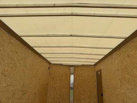 New 2027 E-Z Hauler EZEC7.5X14 XLT-P Cargo / Enclosed Trailer 71 SERIES 7 FOOT 1 INCH INTERIOR .080 POLY SIDES TRANSLUCENT ROOF REAR CANOPY FREE ALUMINUM WHEEL UPGRADE