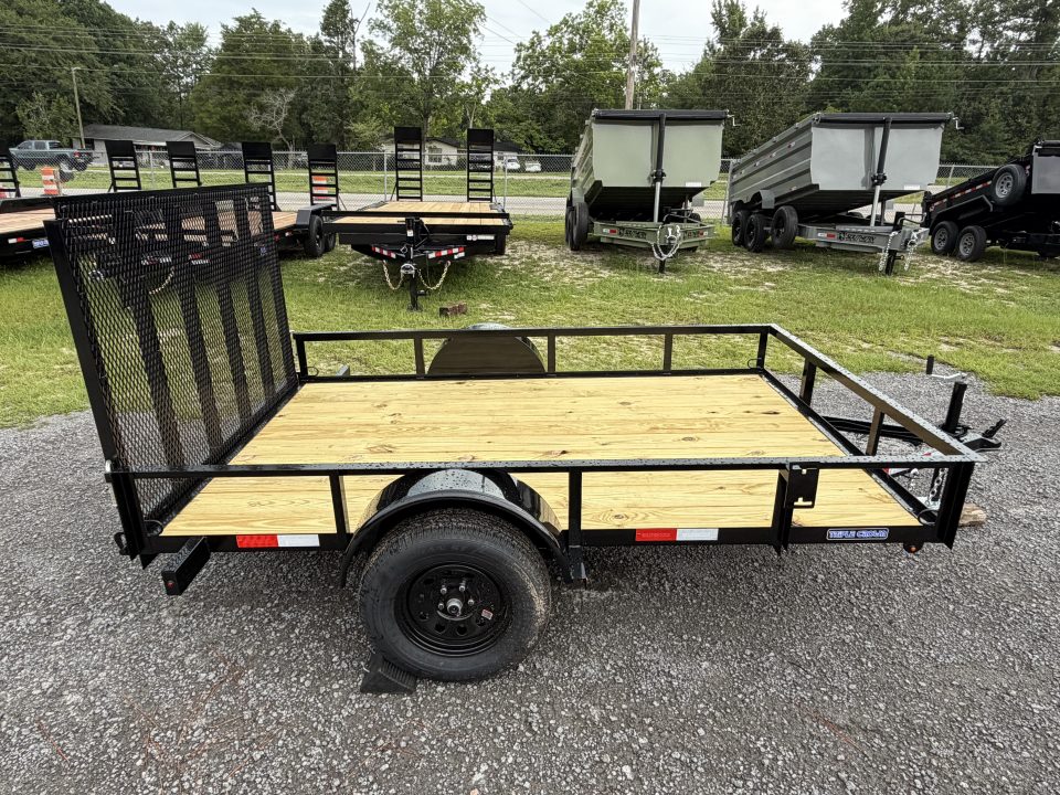 New 2026 Triple Crown Trailers 6x10SA Utility Trailer
