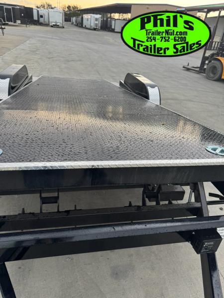 New Iron Bull 83X20 TILT TRAILER OPEN CAR HAULER STEEL DECK Equipment Trailer TILT TRAILER, 5200 LB AXLE UPGRADE & ROCK SHIELD
