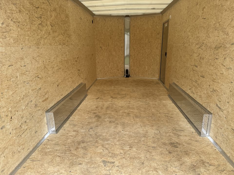 New 2027 E-Z Hauler EZEC7.5X16 XLT-P Cargo / Enclosed Trailer 71 SERIES 7 FOOT 1 INCH INTERIOR HEIGHT .080 POLY SIDES TRANSLUCENT ROOF REAR CANOPY FREE ALUMINUM WHEEL UPGRADE