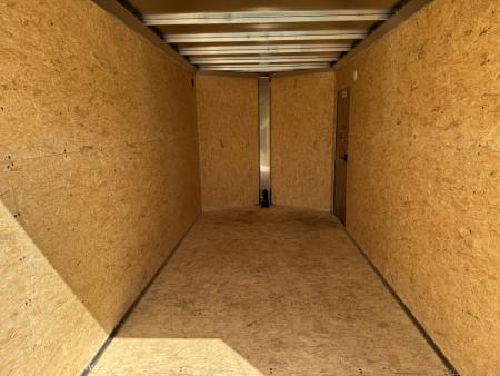 New 2027 E-Z Hauler EZEC7.5X16 XLT-P Cargo / Enclosed Trailer 71 SERIES 7 FOOT 1 INCH INTERIOR HEIGHT .080 POLY SIDES TRANSLUCENT ROOF REAR CANOPY FREE ALUMINUM WHEEL UPGRADE