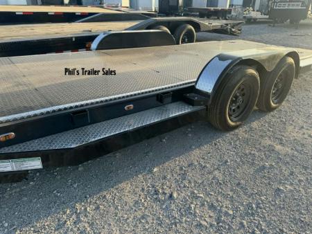 New 2026 Iron Bull 83X22 TILT TRAILER OPEN CAR HAULER STEEL DECK Equipment Trailer ROCK SHIELD