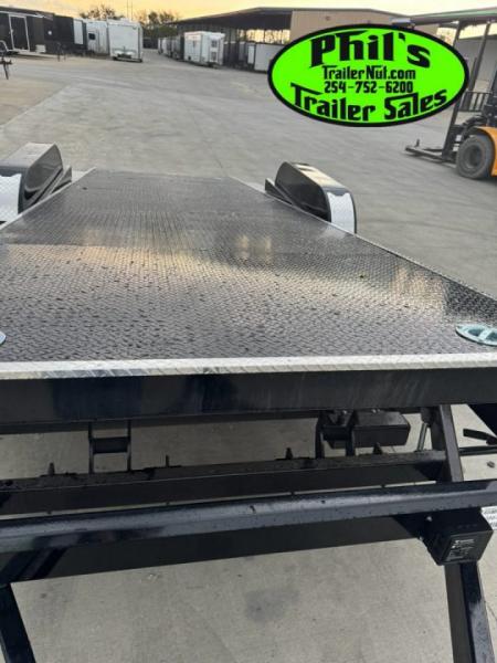 New 2026 Iron Bull 83X22 TILT TRAILER OPEN CAR HAULER STEEL DECK Equipment Trailer ROCK SHIELD