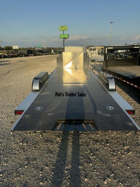 New 2026 Iron Bull 83X22 TILT TRAILER OPEN CAR HAULER STEEL DECK Equipment Trailer ROCK SHIELD