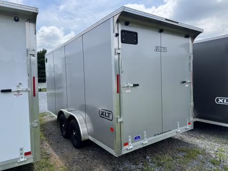 New 2027 E-Z Hauler EZEC7.5X16 XLT-P Cargo / Enclosed Trailer 71 SERIES 7 FOOT 1 INCH INTERIOR HEIGHT .080 POLY SIDES TRANSLUCENT ROOF REAR CANOPY FREE ALUMINUM WHEEL UPGRADE