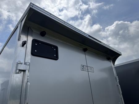 New 2027 E-Z Hauler EZEC7.5X16 XLT-P Cargo / Enclosed Trailer 71 SERIES 7 FOOT 1 INCH INTERIOR HEIGHT .080 POLY SIDES TRANSLUCENT ROOF REAR CANOPY FREE ALUMINUM WHEEL UPGRADE