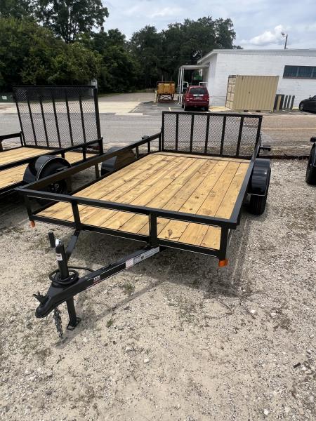 New 2026 P & T Trailers 6X12AFG DT Utility Trailer