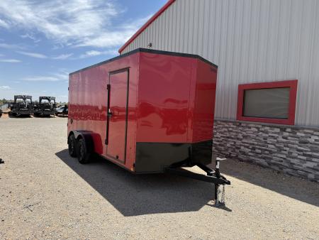 New 2026 Compass 7'x16' Enclosed Cargo Trailer - Indigo DLX