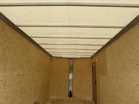 New 2027 E-Z Hauler EZEC7.5X16 XLT-P Cargo / Enclosed Trailer 71 SERIES 7 FOOT 1 INCH INTERIOR HEIGHT .080 POLY CORE SIDES TRANSLUCENT ROOF REAR CANOPY FREE ALUMINUM WHEEL UPGRADE