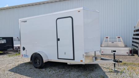 New 2027 LEGEND 6x12 + 1' V Thunder V-Nose Cargo Trailer w/ Barn Doors