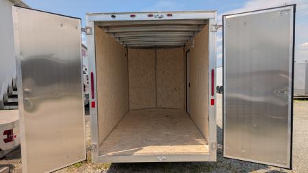 New 2027 LEGEND 6x12 + 1' V Thunder V-Nose Cargo Trailer w/ Barn Doors