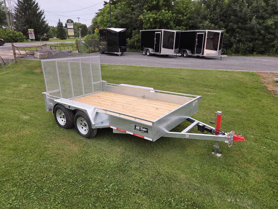 New 2026 Galvanized 7'x12' TA-3500 Utility Trailer