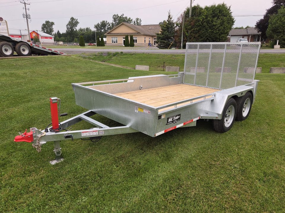 New 2026 Galvanized 7'x12' TA-3500 Utility Trailer