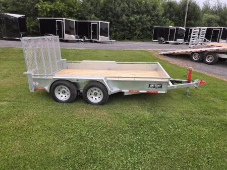 New 2026 Galvanized 7'x12' TA-3500 Utility Trailer