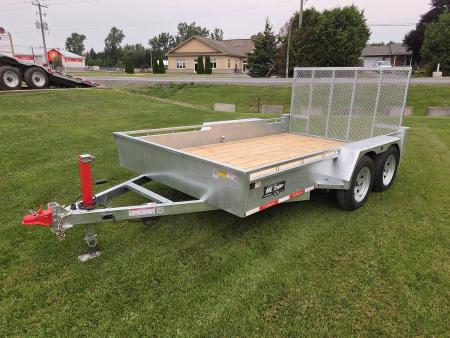 New 2026 Galvanized 7'x12' TA-3500 Utility Trailer
