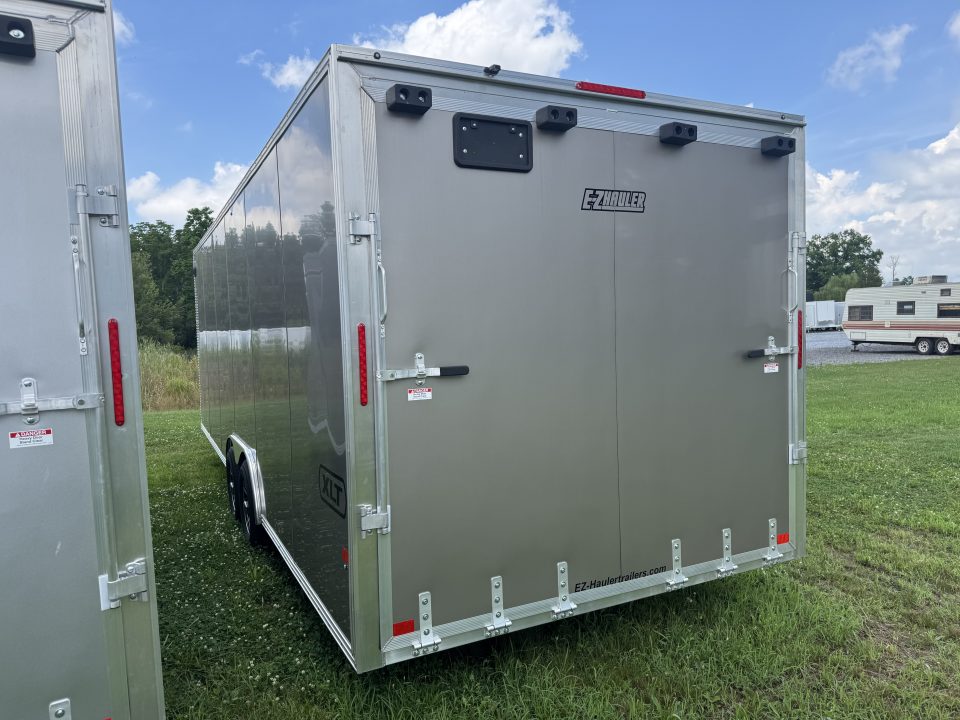 New 2027 E-Z Hauler EZEC8.5X24CH-XLT-P Car Hauler 71 SERIES 7 FOOT 1 INCH INTERIOR HEIGHT FREE ALUMINUM WHEEL UPGRADE
