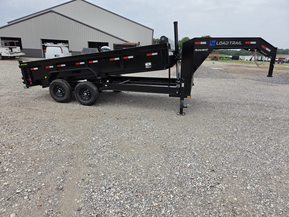 New 2026 Load Trail 83X16 TANDEM 14K GOOSENECK TELESCOPIC DUMP W/24" SIDES & 7 GAUGE FLOOR