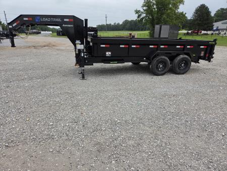New 2026 Load Trail 83X16 TANDEM 14K GOOSENECK TELESCOPIC DUMP W/24" SIDES & 7 GAUGE FLOOR