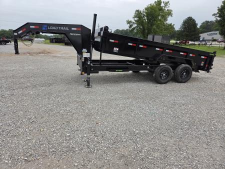 New 2026 Load Trail 83X16 TANDEM 14K GOOSENECK TELESCOPIC DUMP W/24" SIDES & 7 GAUGE FLOOR