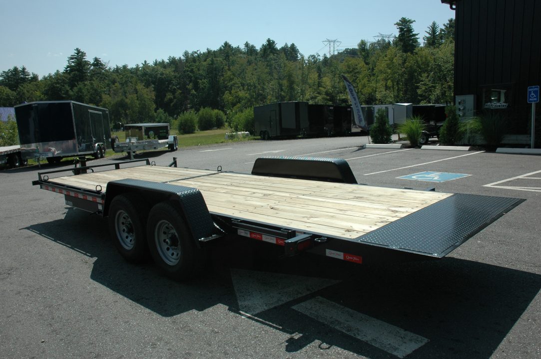 New NEW 2027 Quality 7x22 Gravity Tilt Equipment Trailer | 15,000 GVW | 16+6 Deck