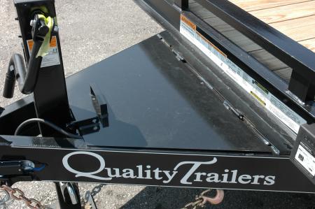 New NEW 2027 Quality 7x22 Gravity Tilt Equipment Trailer | 15,000 GVW | 16+6 Deck