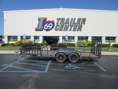 Used 2020 Lamar Trailers 7 x 18 UT831823 ATV Trailer 7K
