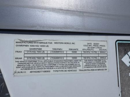 Used 2007 Circle J 4H LQ Horse Trailer
