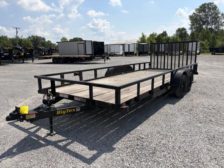Used 2022 Big Tex Trailers 70PI-20XBK4RG (82  x 20') 7K Utility Trailer
