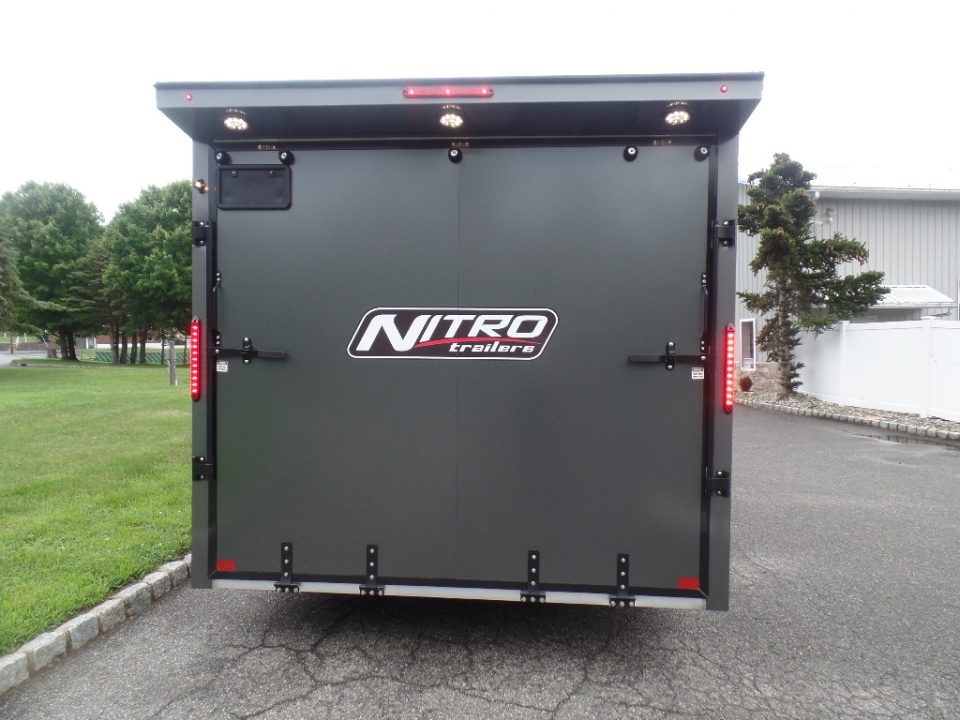 New 2027 Nitro Sport Car Trailer 8.5X20 V Nose , 9,990 lb. GVWR, with Escape Door Car Hauler
