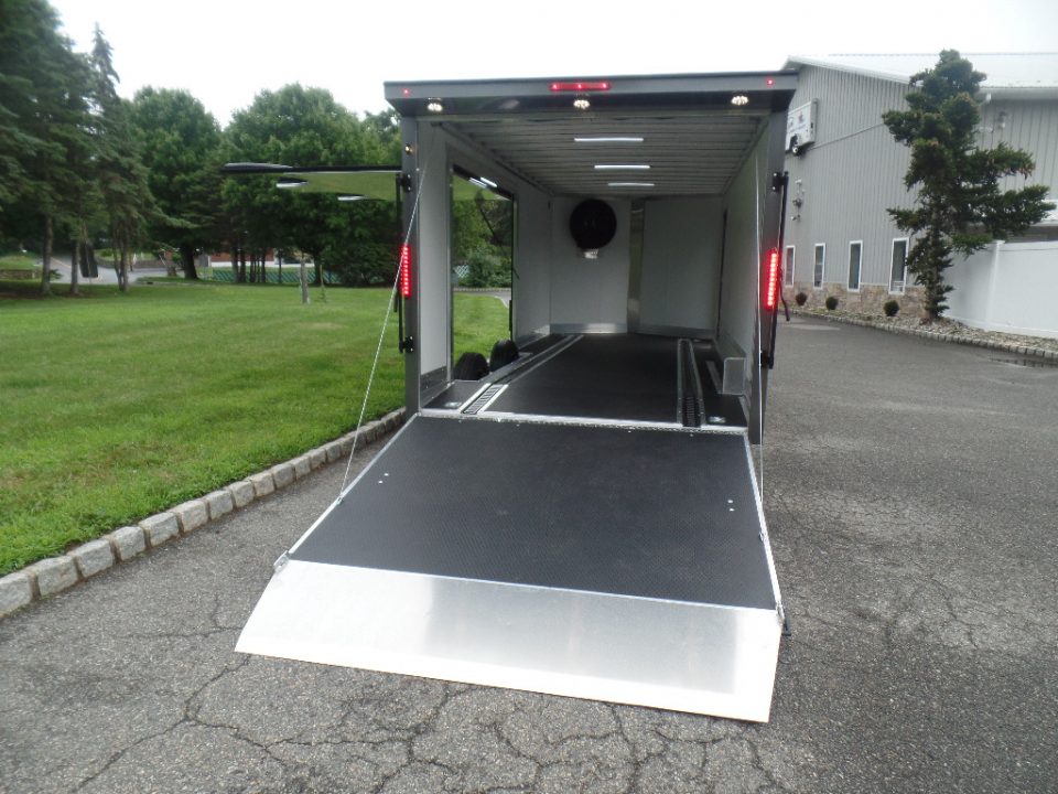 New 2027 Nitro Sport Car Trailer 8.5X20 V Nose , 9,990 lb. GVWR, with Escape Door Car Hauler