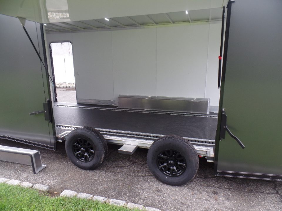 New 2027 Nitro Sport Car Trailer 8.5X20 V Nose , 9,990 lb. GVWR, with Escape Door Car Hauler