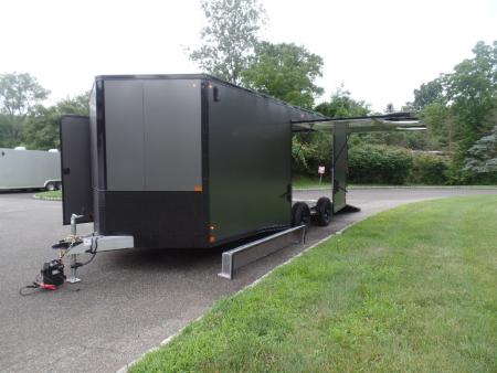 New 2027 Nitro Sport Car Trailer 8.5X20 V Nose , 9,990 lb. GVWR, with Escape Door Car Hauler